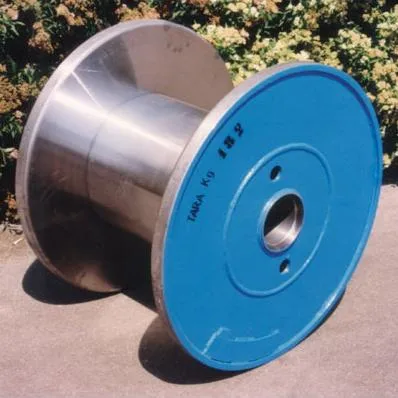 Carrete de fundición alambre de soldadura de carrete plano carrete carrete vacío