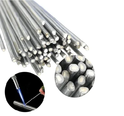  Varilla de soldadura de aluminio Reparación de núcleo fundente a baja temperatura aleación de reparación fácil de soldar diámetro del cable: 2mm 33cm cable universal de núcleo de soldadura a baja temperatura cobre multiuso