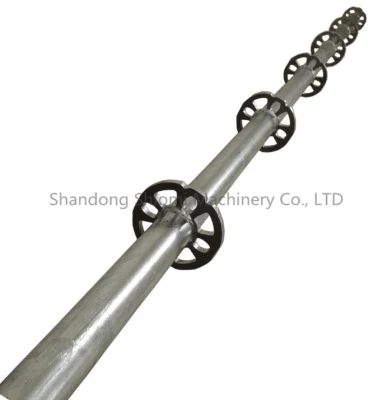  precio de fábrica de alta carga de encofrado de losa de hormigón Ringlock Sistema de andamios Material de fabricación de soldadura automática
