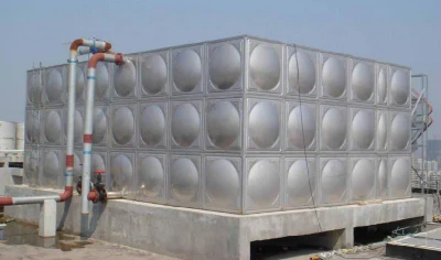 SS tanque de almacenamiento de agua potable, modular cuadrado rectangular de acero inoxidable 304 316 tanque de agua Grado alimenticio