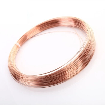 Superficie brillante mayorista 1/2 puro duro 99,9% 0,65mm alambre de cobre