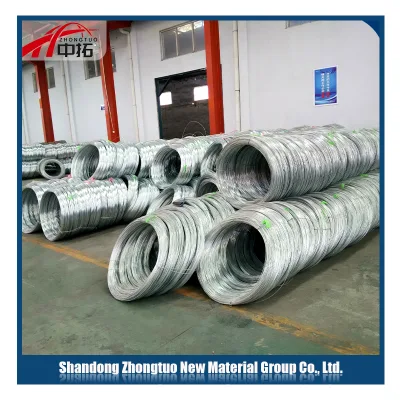 8mm alambre de acero galvanizado galvanizado en caliente 1065 galvanizado recubierto de zinc Acero