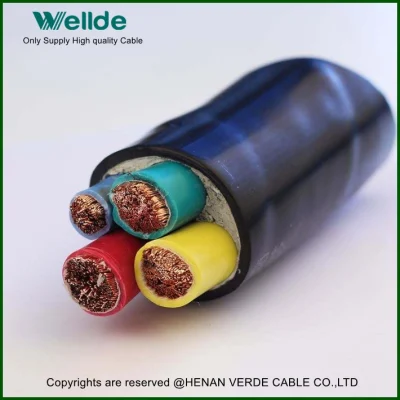 Eléctrica de varios núcleos de alambre de cobre blindado Sta Swa PVC blindados Cables de energía eléctrica el cable de soldadura de caucho