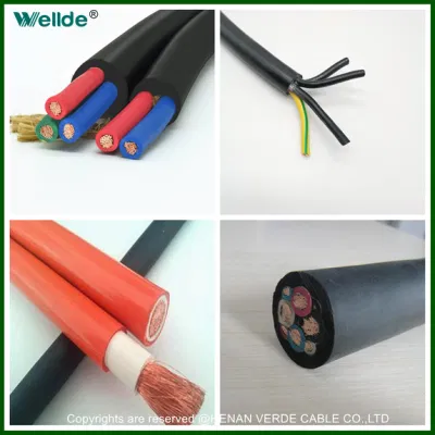 Eléctrica de varios núcleos de alambre de cobre blindado Sta Swa PVC blindados Cables de energía eléctrica el cable de soldadura de caucho