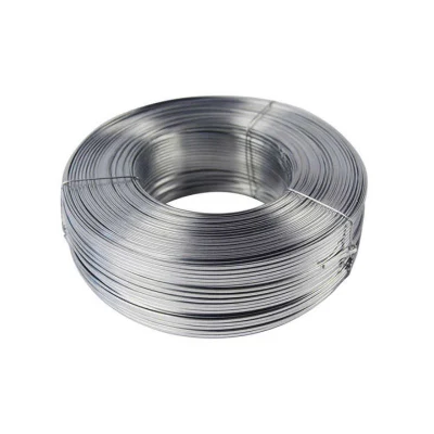 Metal de uso intensivo de hierro galvanizado BWG 16 20 Cable de atado con barra de acero GI Fabricante cable de unión recubierto de nylon