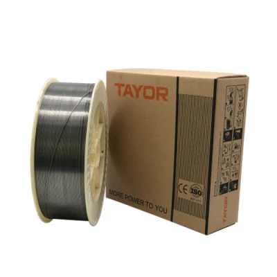 Tayor AWS E71t-1 Cable de soldadura núcleo fundente ER70S-6 Acero al carbono MIG el cable de alambre sólido de 308 309 316 Alambre de acero inoxidable 0.6 0.8 1.0 1.2 1.6