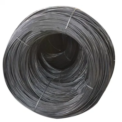 China Precio Venta en caliente barra de alambre laminado en caliente Q195 Q235 5,5mm 6,5mm varilla de alambre de acero con bajo contenido de carbono