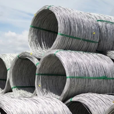 China Precio Venta en caliente barra de alambre laminado en caliente Q195 Q235 5,5mm 6,5mm varilla de alambre de acero con bajo contenido de carbono