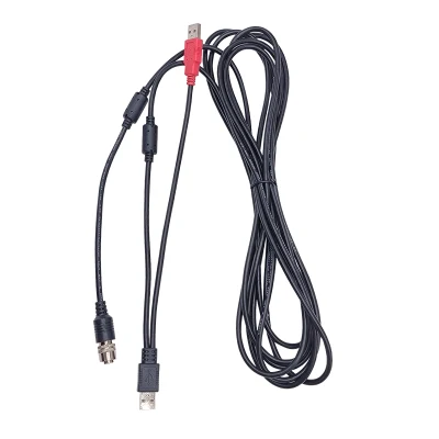 Malla de malla de acero inoxidable de aislamiento de fibra tipo J 2X24 AWG Cable
