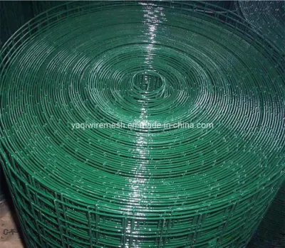 Malla de alambre soldada recubierta de PVC de 1/2 pulgadas para Agrictoculture para Protección de la granja