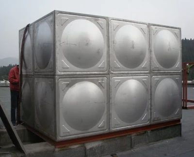 SS tanque de almacenamiento de agua potable, modular cuadrado rectangular de acero inoxidable 304 316 tanque de agua Grado alimenticio