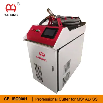  1000W utiliza soldadora láser con el alimentador de Alambre de Acero Inoxidable Aluminio Acero al carbono