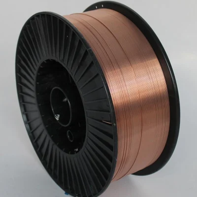 Factory Direct Sales Welding Wire MIG CO2 Gas Shielded Welding Wire Copper Plated Er70s-6 Welding Wire