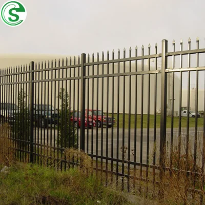 5-8ft Esgrima de malla de alambre material galvanizado Acero al aire libre Hierro forjado Cerca