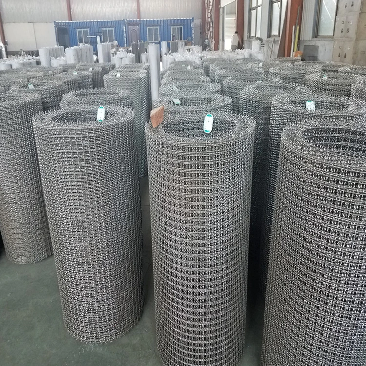 Wholesale Galvanized Square Woven Wire Mesh / Stainless Steel Crimped Wire Mesh