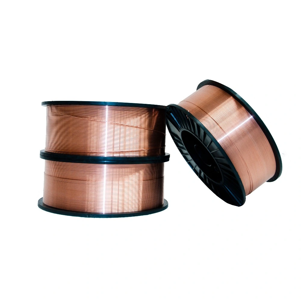 0.8mm 1.0mm 1.2mm 15 Kg Spool Gas Shield Welding Wires Er70s-6