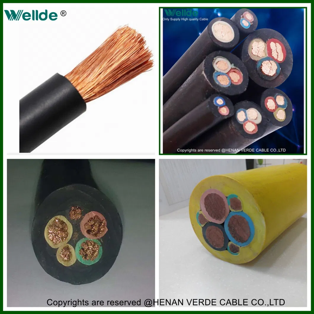 Multicore Electrical Copper Wire Shielded Sta Swa Armoured PVC Electric Power Cables Rubber Welding Cable