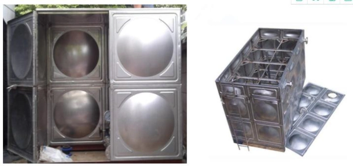 Supply 50000 Liters Water Reservoir 304 Stainless Steel Tank Sectional Type Water Storage Tank