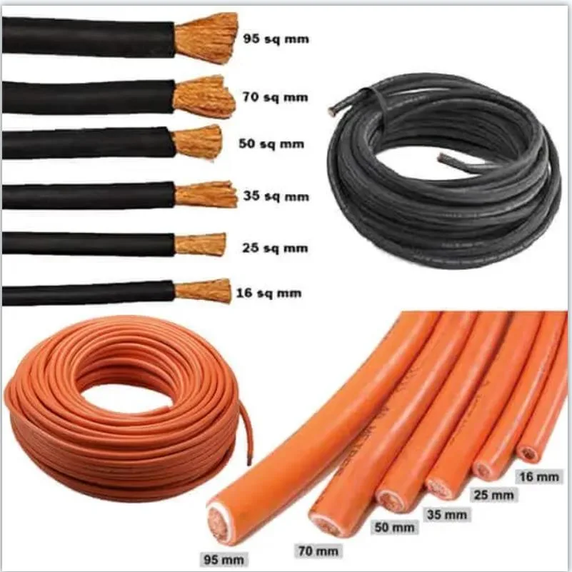 95mm 120mm 150mm Copper Rubber Welding Cable Wires