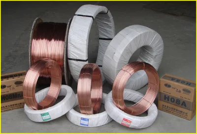 Filo per saldatura in acciaio dolce filo solido filo per saldatura CO2 Er70s-6