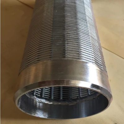 Cestelli per cilindri con filtro a rete a filo tipo Johnson per il trattamento delle acque reflue