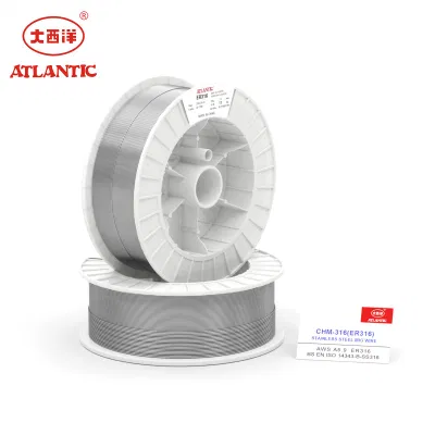 Filo solido MIG Atlantic Er316 1,2 mm Ar Plus 98% 2% CO2 con schermatura