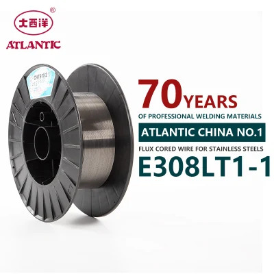 Fornitore Cina E380lt-1 filo per saldatura a nucleo in acciaio inox Flux Atlantic Filo di saldatura