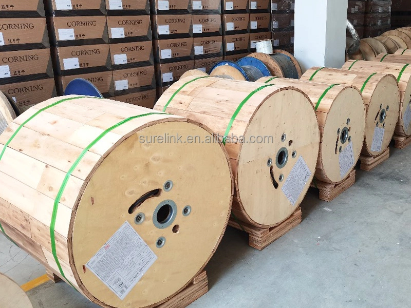 Outdoor Self Supporting Single Mode Optical Fiber Cable Price Per Meter 24 48 96 Core Stranded Ground Wire Opgw Cable