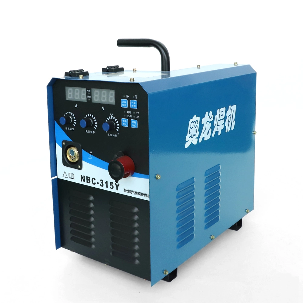 IGBT Inverter MIG CO2 Gas Shielded Welder Stainless Steel Welding Machine with Built-in Wire Feeder