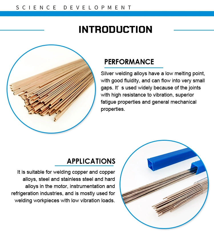 Easy to Flow Copper Silver Brazing Alloys Welding Wire
