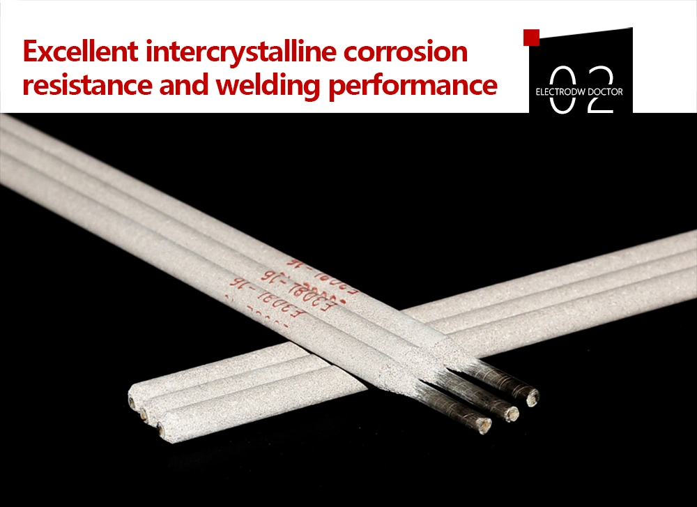 Welding Rod A002 Stainless Steel Electrode E308L-16 2.5/3.2/4.0mm Manufacturer OEM Rutile Coated Pressure Welding Electrode