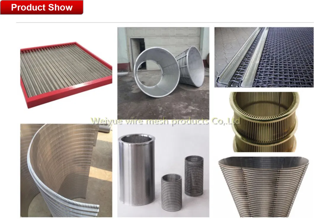 Hot Sell Product for Drilling API Standard Wedge Wire Screen