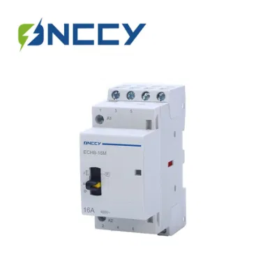 Onccy 12V-230V 16A-63A EMC2 3p 2, 3modules AC/DC Modular Contactor 2 Pole Contactores Magnetic Electric