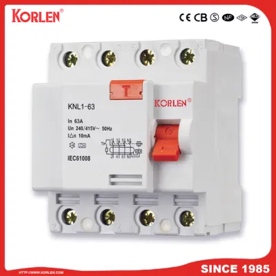 High Quality 3p Ezc Compact Circuit Breaker Knl1-63