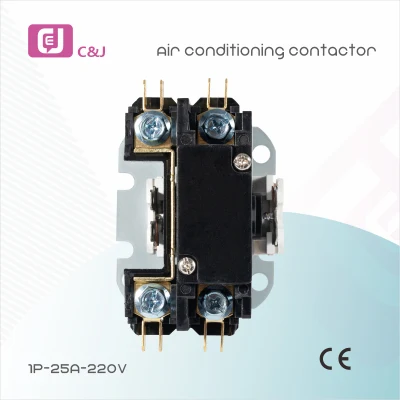 Cjc2-1.5p 25A AC Contactor 1p 2p 3p 4p Magnetic Contactor Air Conditioning