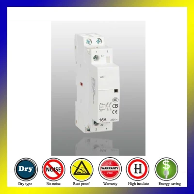 3p 20A 380V AC Modular DIN Rail Contactor for Geothermal System Power Control