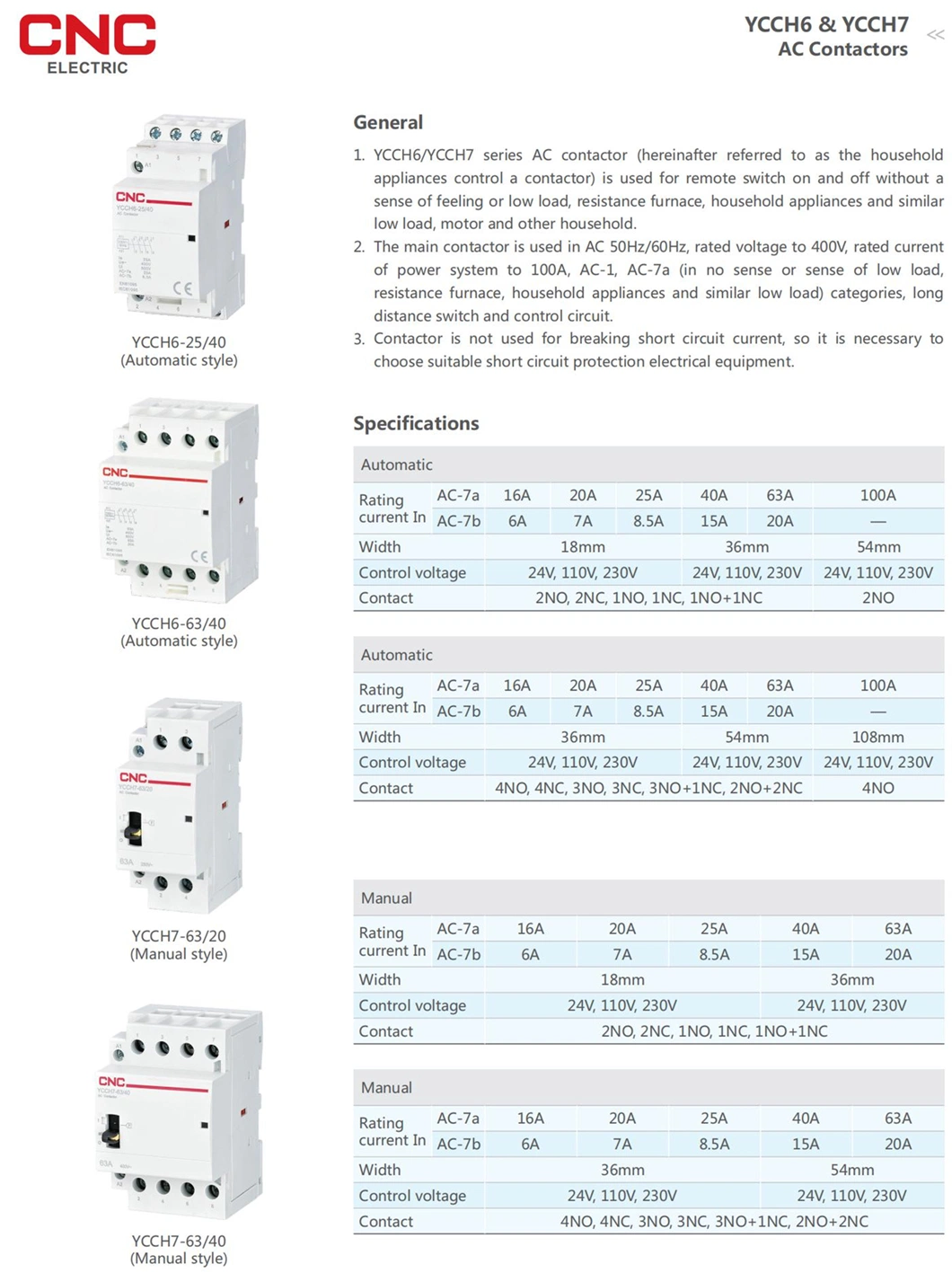 OEM 230V, 400V 220V, 380V 3 LC1 Circuit Breaker Magnetic Contactor Electrical