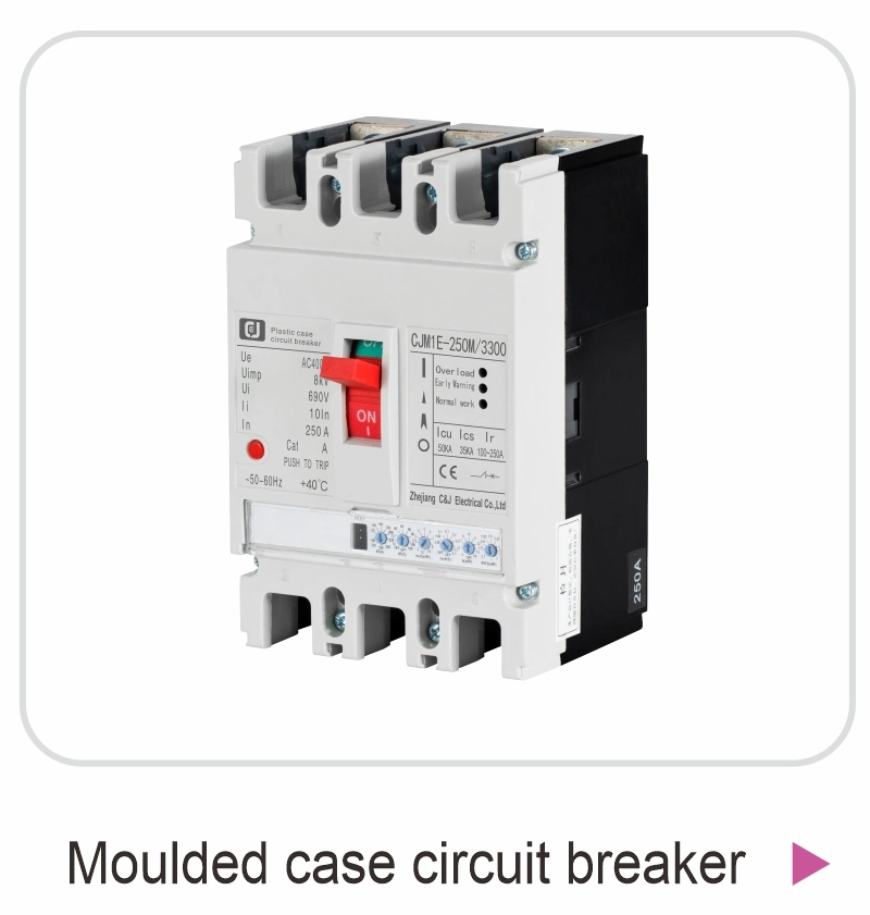 Cjm1 Mould Case Circuit Breaker Customized 125A with High Breaking Capacity MCCB