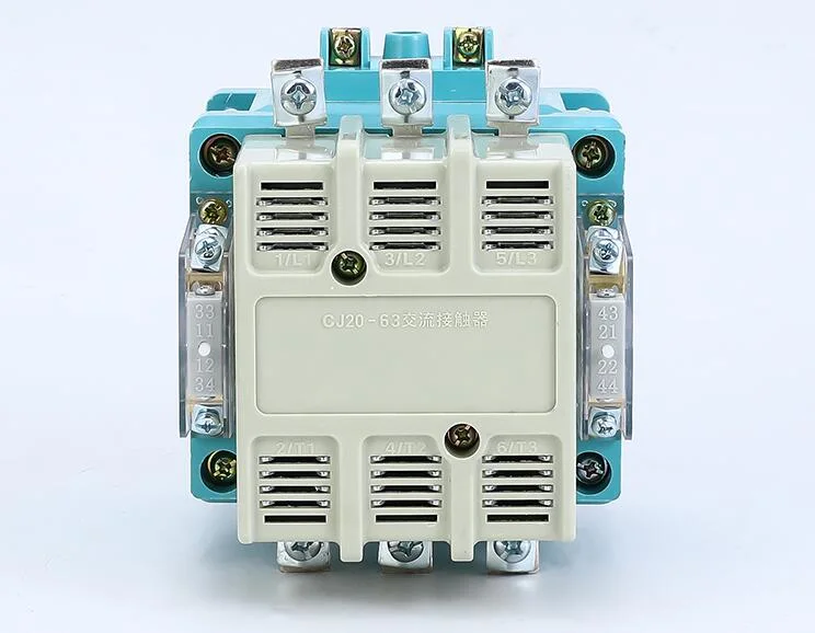 Factory 3p/4p 380V 220V 36V 24V Magnetic Price Energy Efficient Contactors Cj20 Contactor 110V