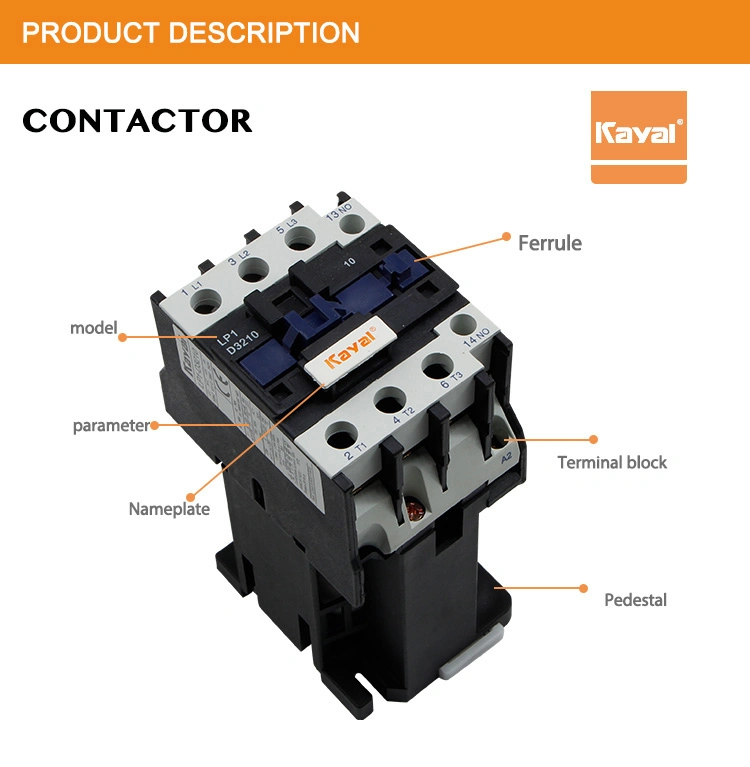 Free Sample Contactor Magnetic Contactor for Motor Control Contacteur