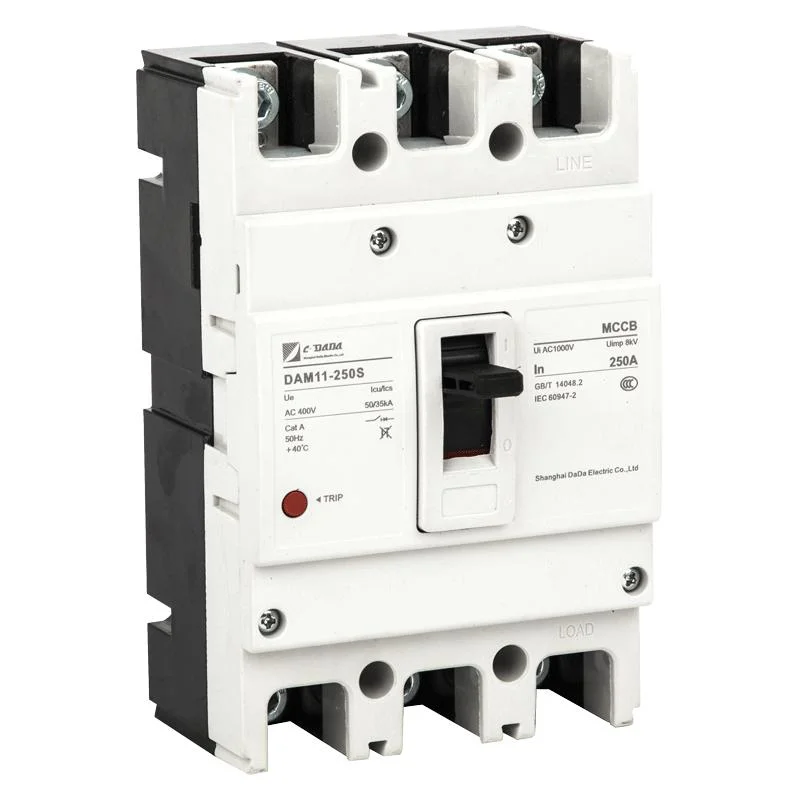 Normal Type 2p, 3p, 4p 16A-1250A Distribution Fixed MCCB 500A Intelligent Circuit Breaker Manufacture