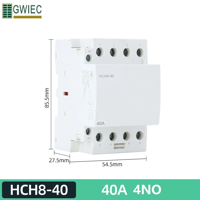 China Manufacturer Hch DC Magnetic Product 220V 3p 40A AC Contactor 4pole