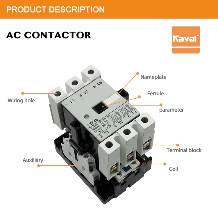 Free Sample Ce RoHS Approved Magnetic Contactor 3TF
