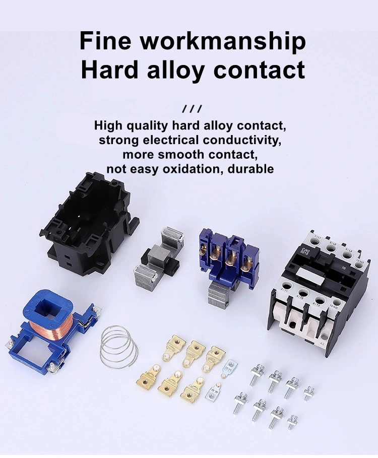 Hot Sale IEC Standard 50A 3p 4p Power Relay Magnetic Electrical Contactor