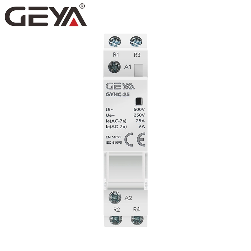 Geya Gyhc Electrical Supply 2p 2no 16A 20A 25A Manual Contactor Telemecanique House or Industrial Use Contactors
