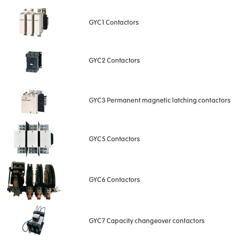Geya Gyc1 630 High Ampere Contactor 630A 800A 3-Phase 620A Contactor High Current Contactor Magnetic Industrial Electric Power