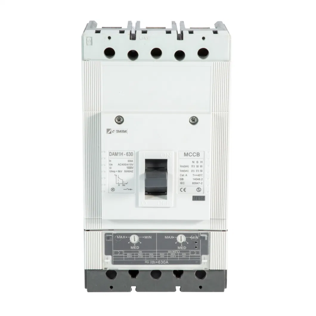 Overcurrent Protection CB Approved 250, 315, 400, 500, 630A Moulded Case Circuit Breaker 400A MCCB
