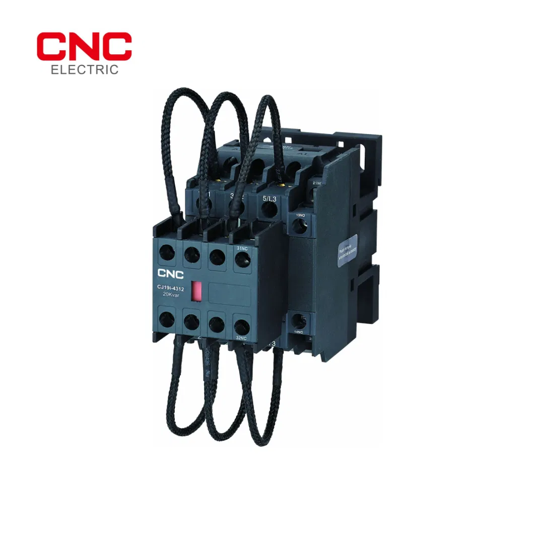 CNC New Model Cj19I Series Changeover Capacitor AC Contactor 3 Pole