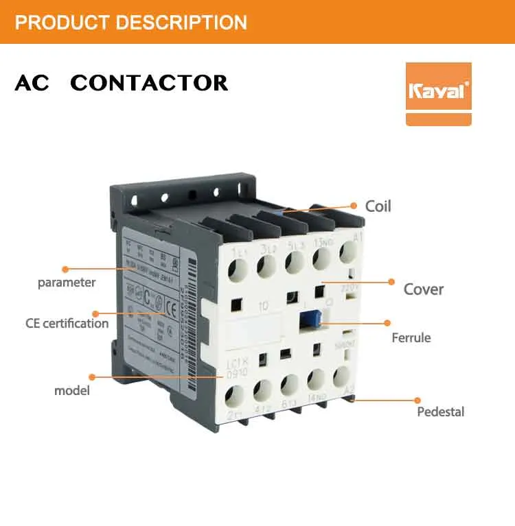 LC1-K 220V-660V 3p+N AC Contactor