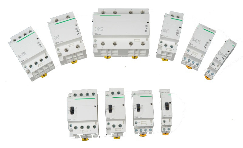 3p 63A 230V Coil Three Phase Magnetic Electrical DIN Modular AC Contactors